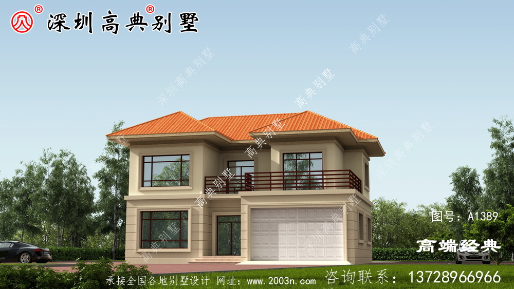 乡村最好看两层楼图,精致实用,南北都可以建。