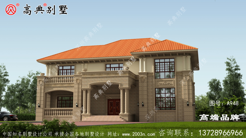 外观设计独特,更显出别墅的大气气息