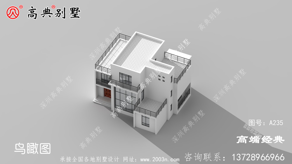 外部简约大方，空间利用率极高的现代风格住宅